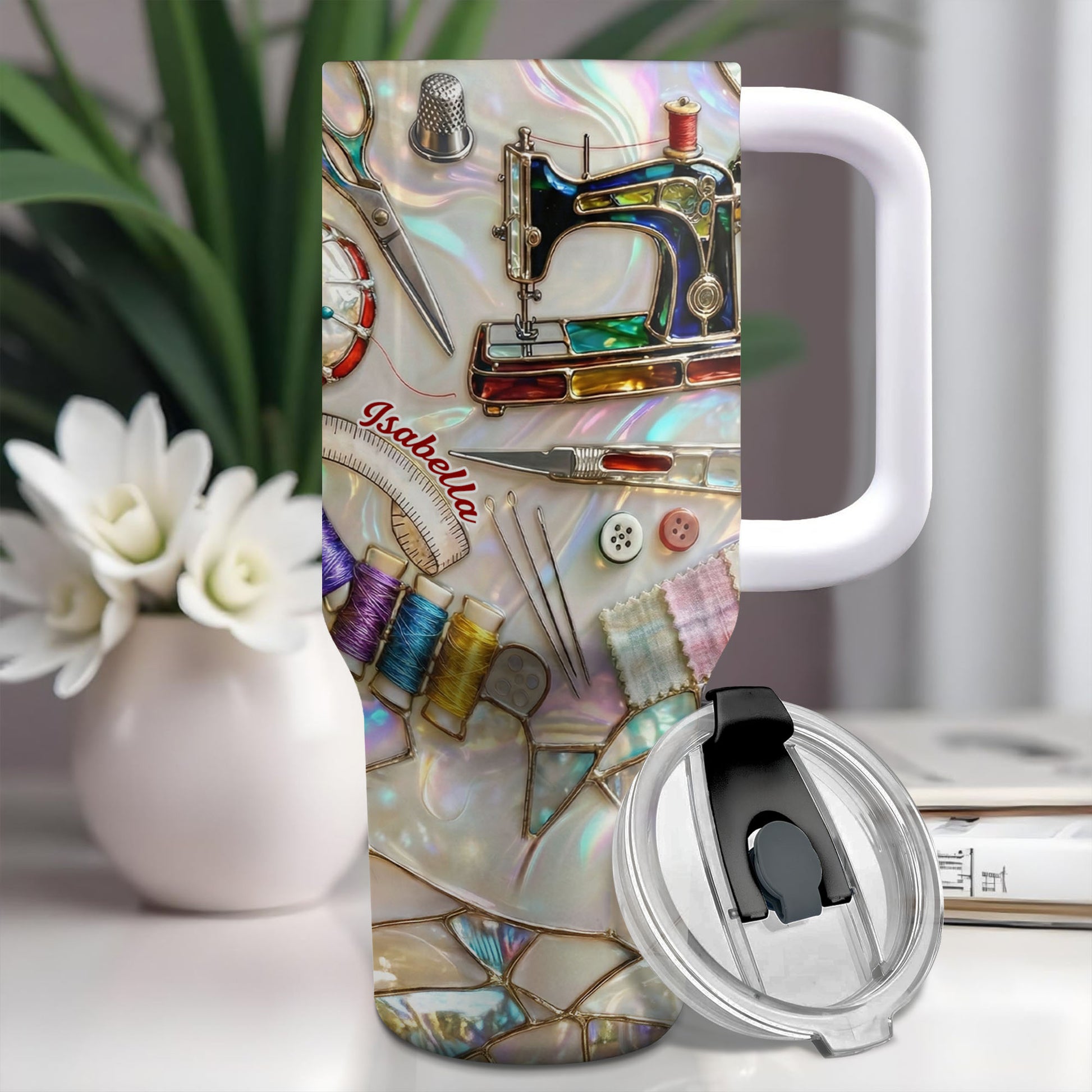 To My Creative Spirit, Sewing Machine And Craft Tools