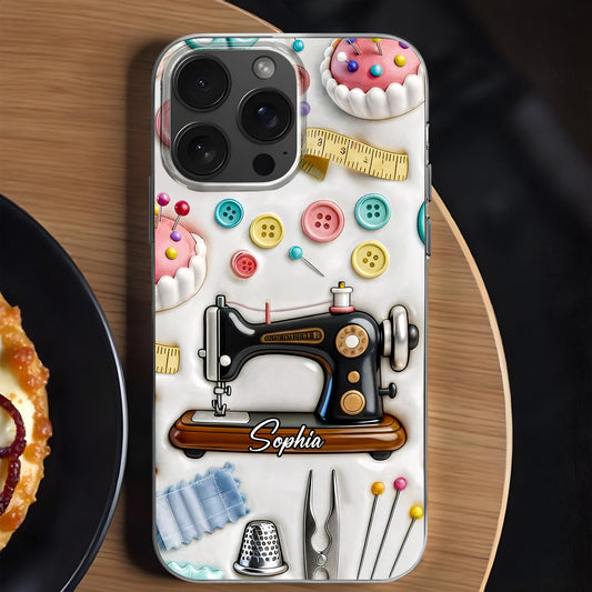 Celebrate Your Creativity, Vintage Sewing Machine and Buttons