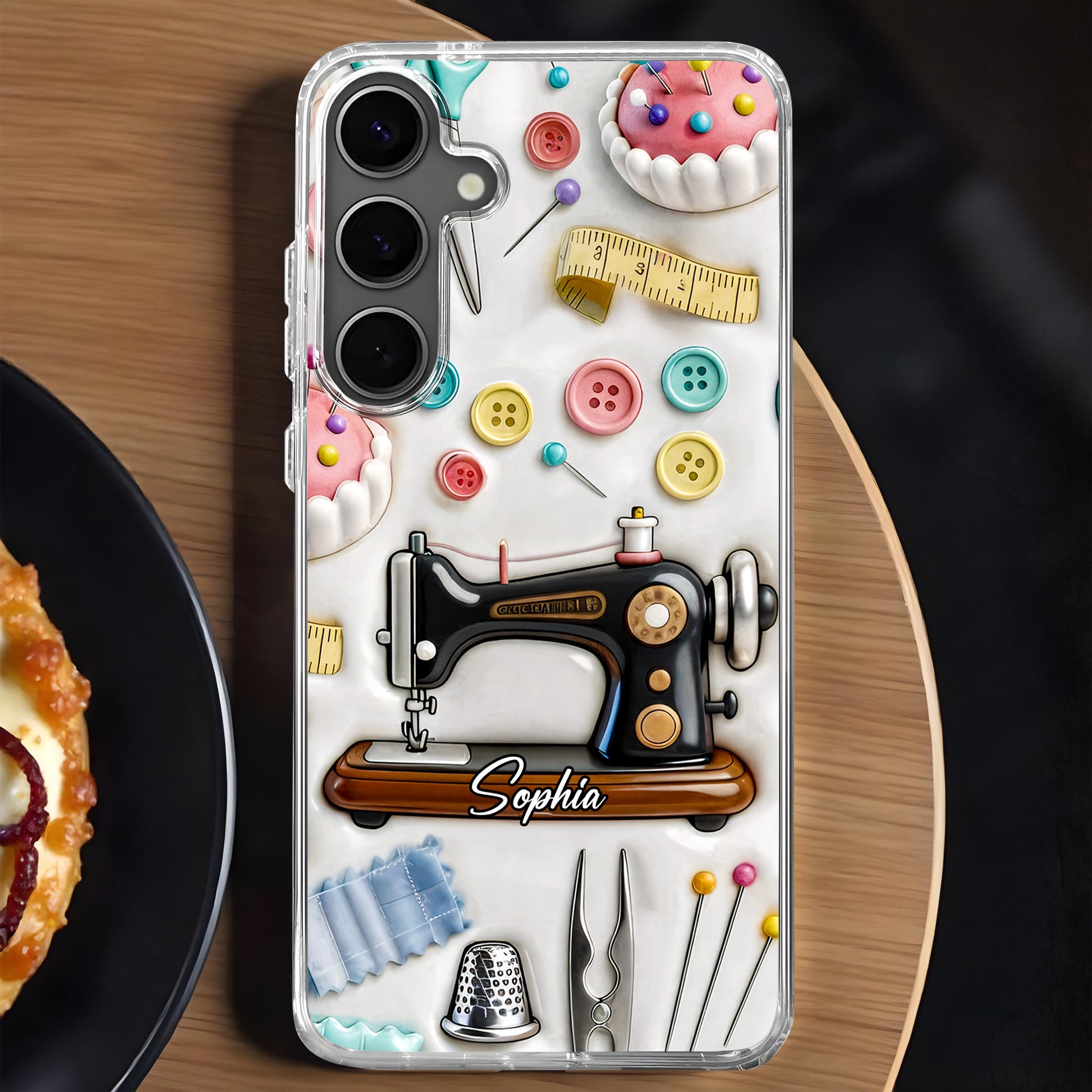 Celebrate Your Creativity, Vintage Sewing Machine and Buttons