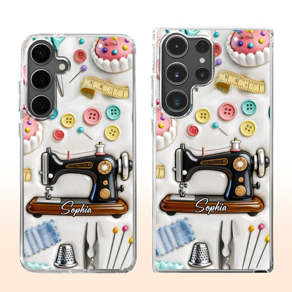 Celebrate Your Creativity, Vintage Sewing Machine and Buttons