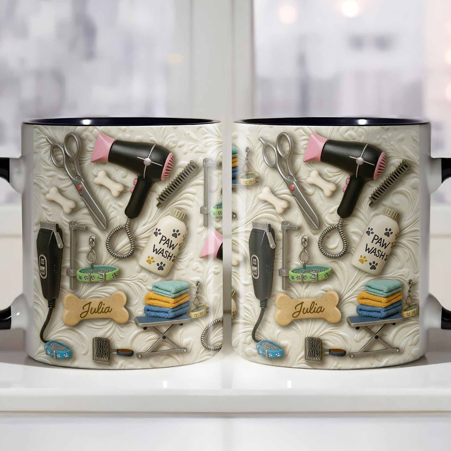 To My Beloved, Your Love And Care, with Pet Grooming Tools