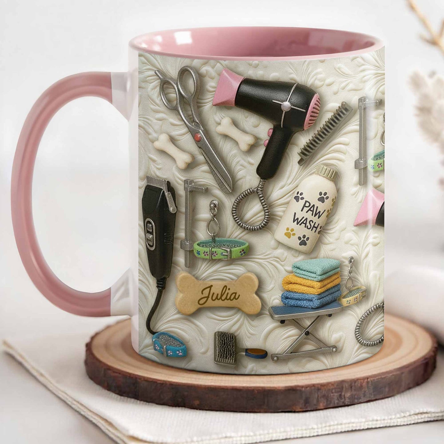 To My Beloved, Your Love And Care, with Pet Grooming Tools