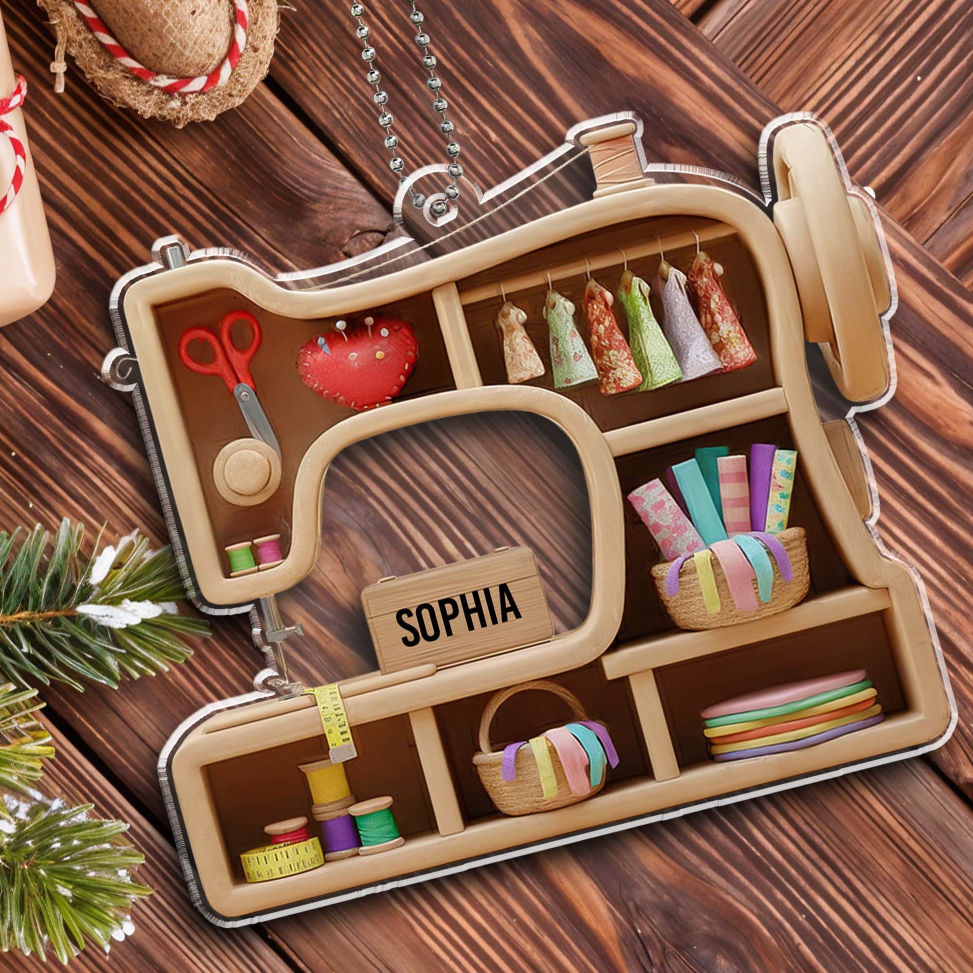 Create A Unique Sewing-Themed Ornament