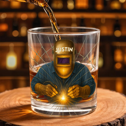 Artistic Welder At Work Custom Design