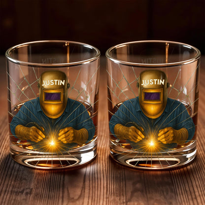 Artistic Welder At Work Custom Design