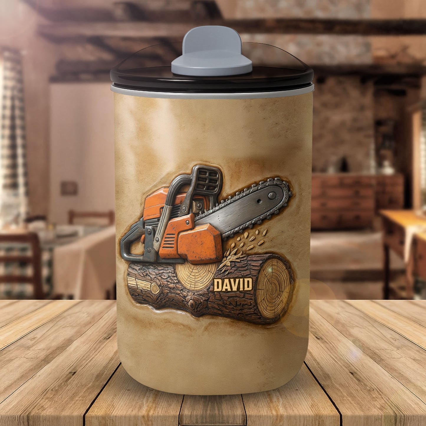 Robust Chainsaw Design On Wood Logs