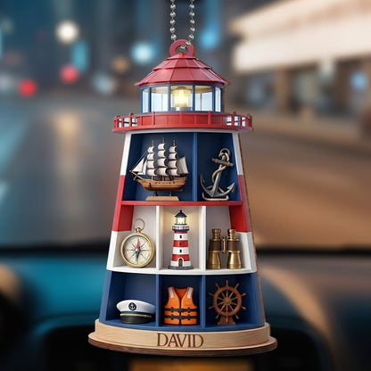 Sail The Seas Of Life Nautical Wood Ornament