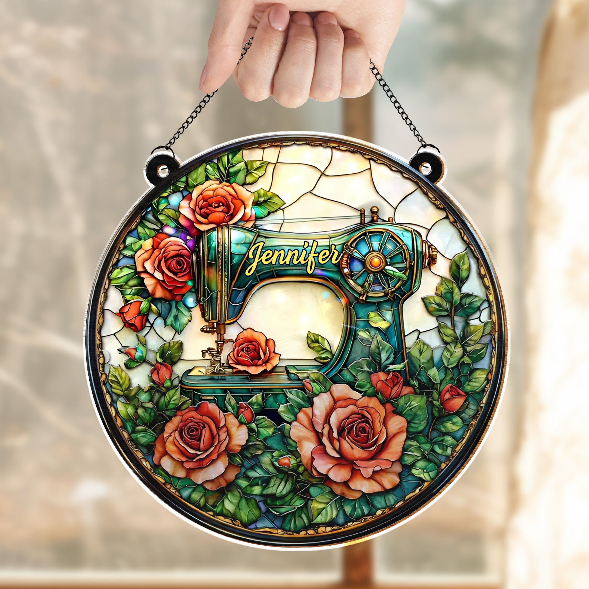 Create A Timeless Memory With Roses And Sewing Machine