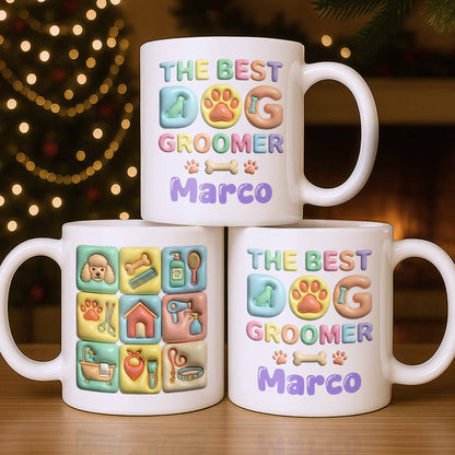 The Best Big Groomer Mug With Dog Icons