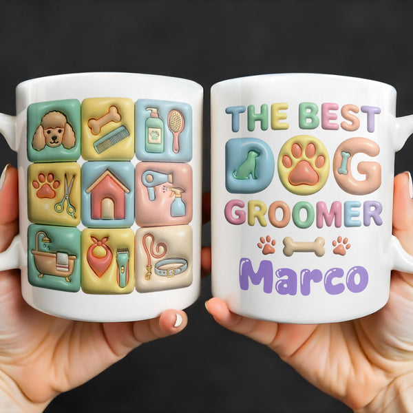 The Best Big Groomer Mug With Dog Icons