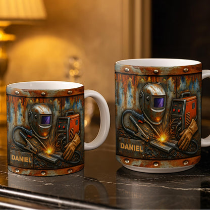 Personalized Touch For Craftsmanship And Robotics - Personalized Custom Coffee Mug - JBS073_MG