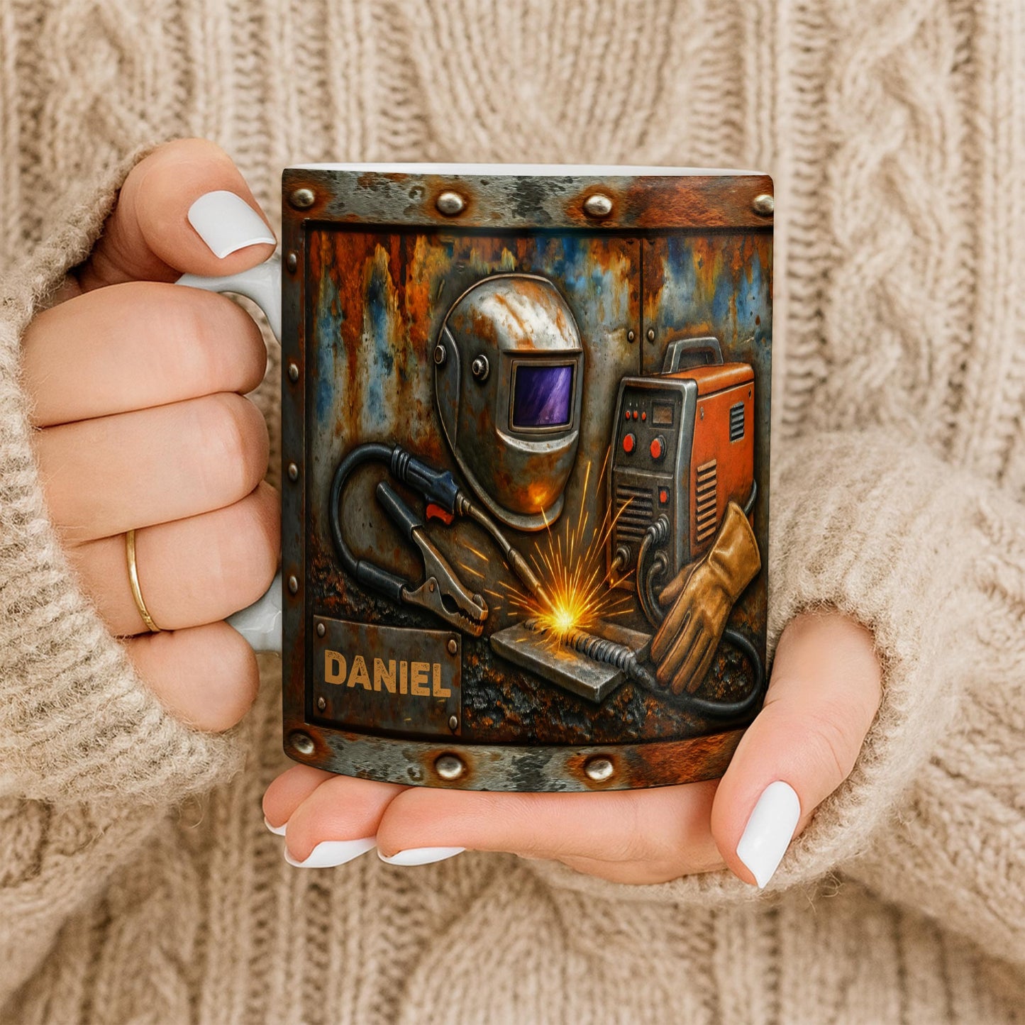 Personalized Touch For Craftsmanship And Robotics - Personalized Custom Coffee Mug - JBS073_MG