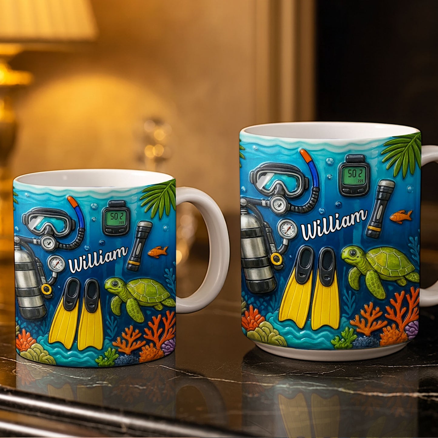 Explore The Depths Of The Ocean With Sea Turtle And Scuba Gear