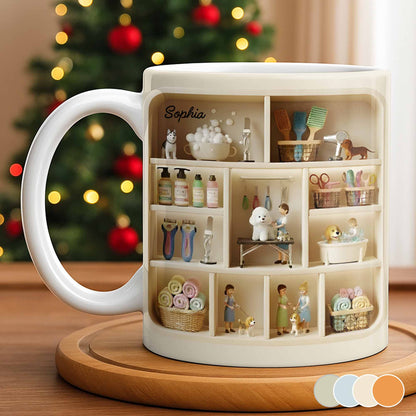 Charming Miniature World On Your Mug - Personalized Custom Coffee Mug - JBS077_MG