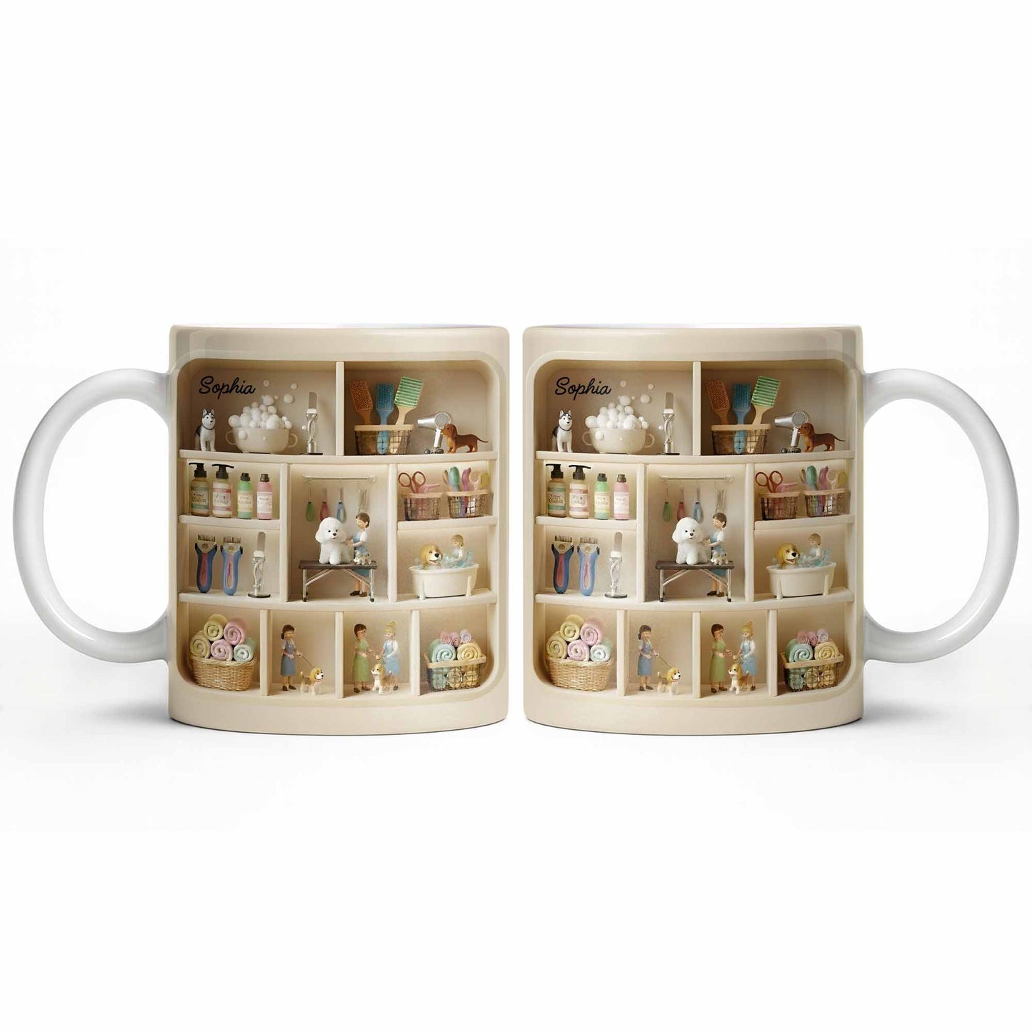 Charming Miniature World On Your Mug - Personalized Custom Coffee Mug - JBS077_MG
