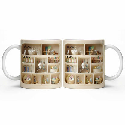 Charming Miniature World On Your Mug - Personalized Custom Coffee Mug - JBS077_MG