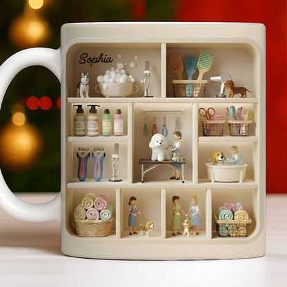 Charming Miniature World On Your Mug - Personalized Custom Coffee Mug - JBS077_MG