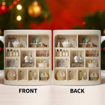 Charming Miniature World On Your Mug - Personalized Custom Coffee Mug - JBS077_MG