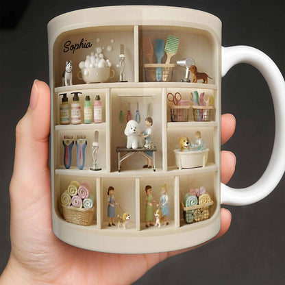 Charming Miniature World On Your Mug - Personalized Custom Coffee Mug - JBS077_MG