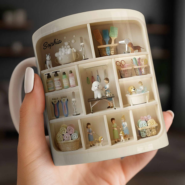 Charming Miniature World On Your Mug - Personalized Custom Coffee Mug - JBS077_MG