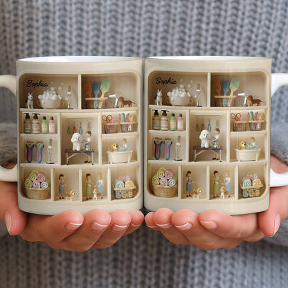 Charming Miniature World On Your Mug - Personalized Custom Coffee Mug - JBS077_MG