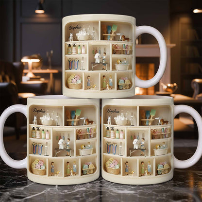 Charming Miniature World On Your Mug - Personalized Custom Coffee Mug - JBS077_MG