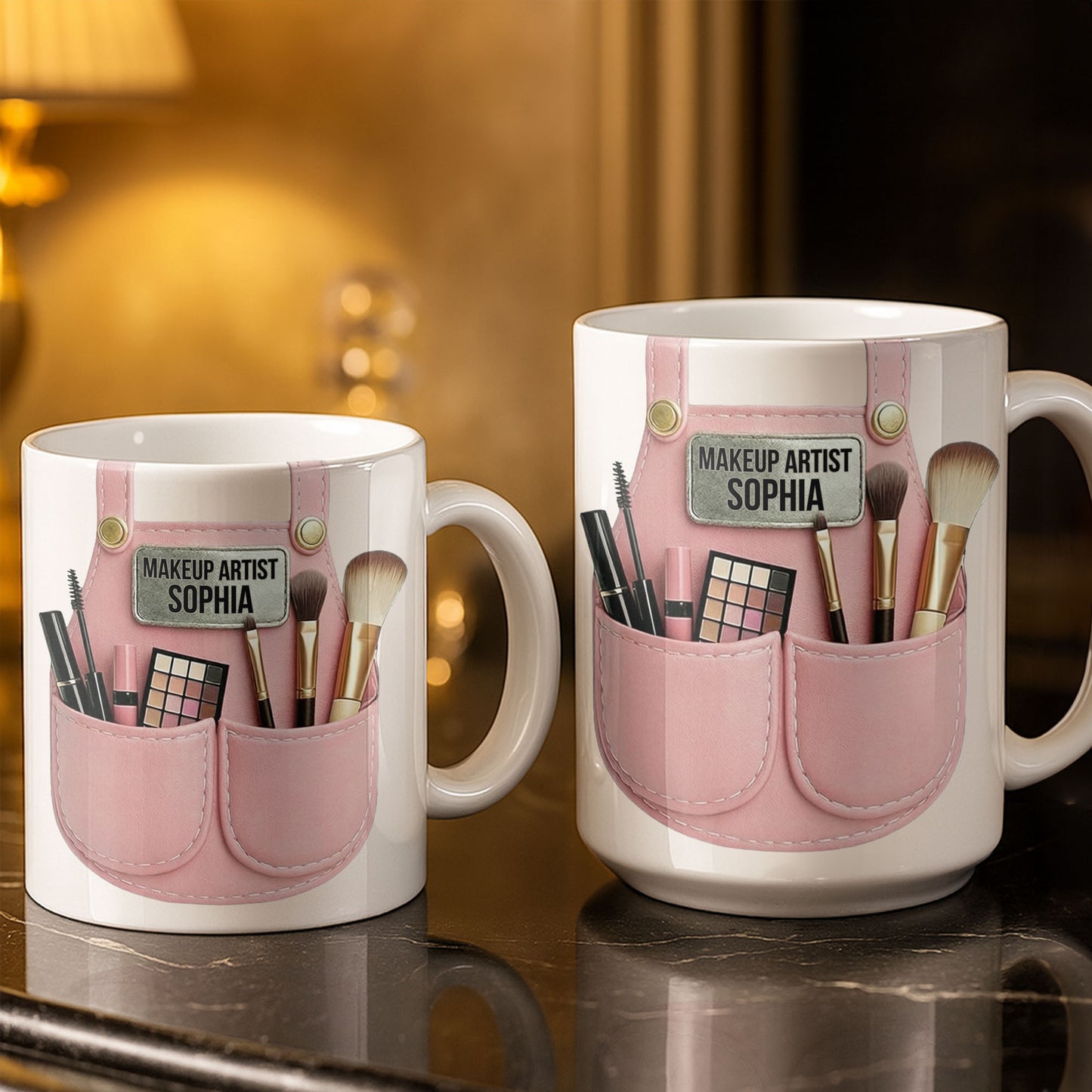 Makeup Artist Belt With Essential Tools - Personalized Custom Coffee Mug - JBS085_MG