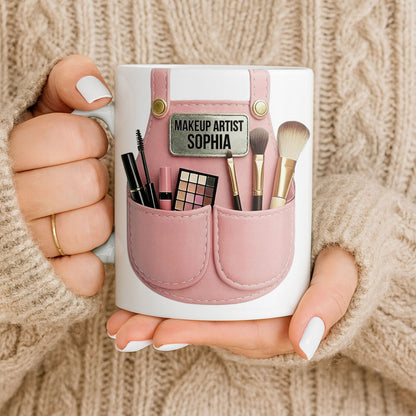 Makeup Artist Belt With Essential Tools - Personalized Custom Coffee Mug - JBS085_MG