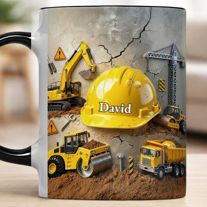 Customizable Construction Themed Builder Mug