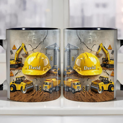 Customizable Construction Themed Builder Mug