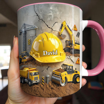 Customizable Construction Themed Builder Mug