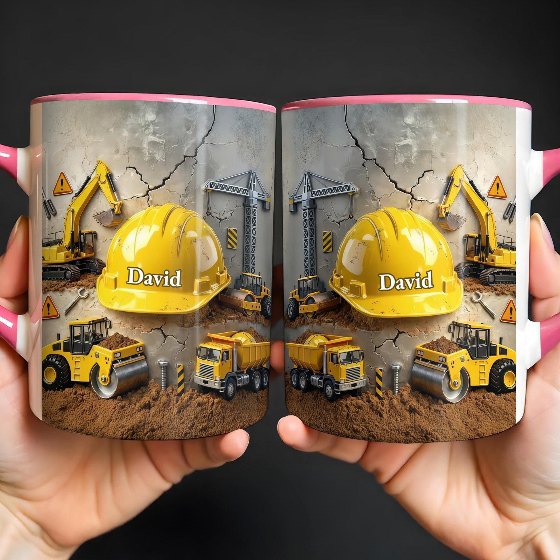 Customizable Construction Themed Builder Mug