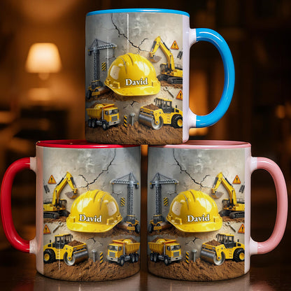 Customizable Construction Themed Builder Mug