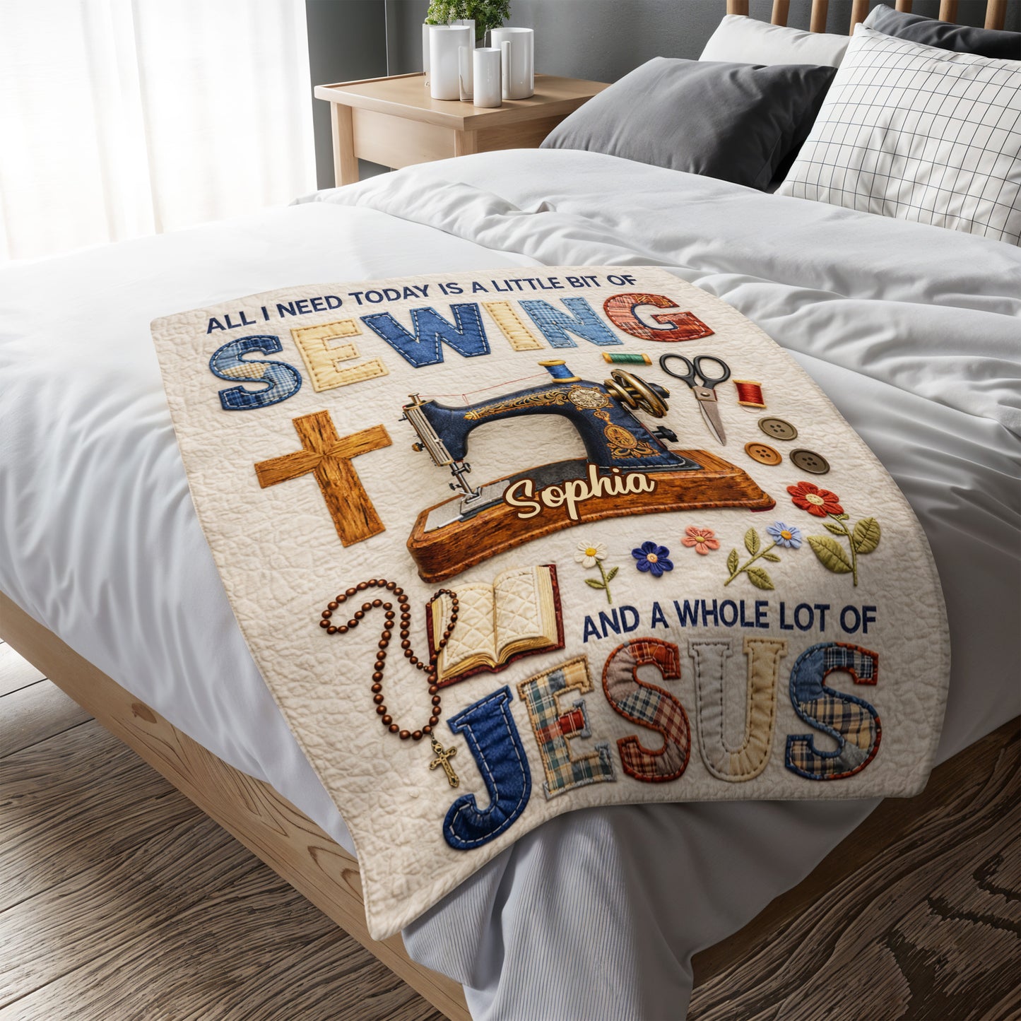 All I Need Today, Sewing And Jesus