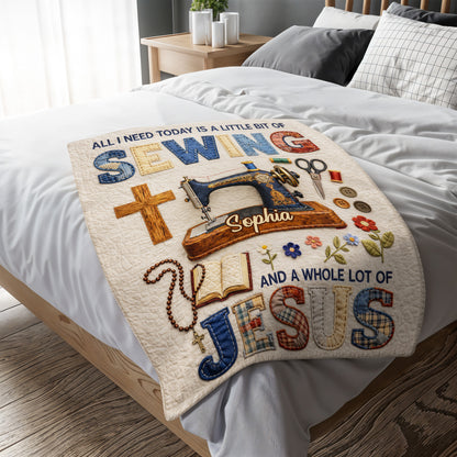 All I Need Today, Sewing And Jesus