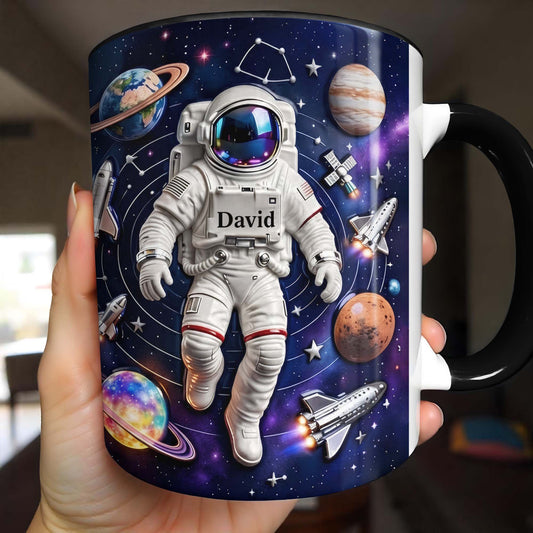 Explore The Galaxy With Custom Astronaut And Planets Design