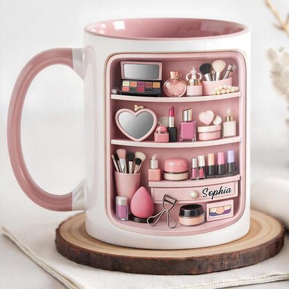 To My Beautiful, Never Forget That I Love You, Makeup Mug