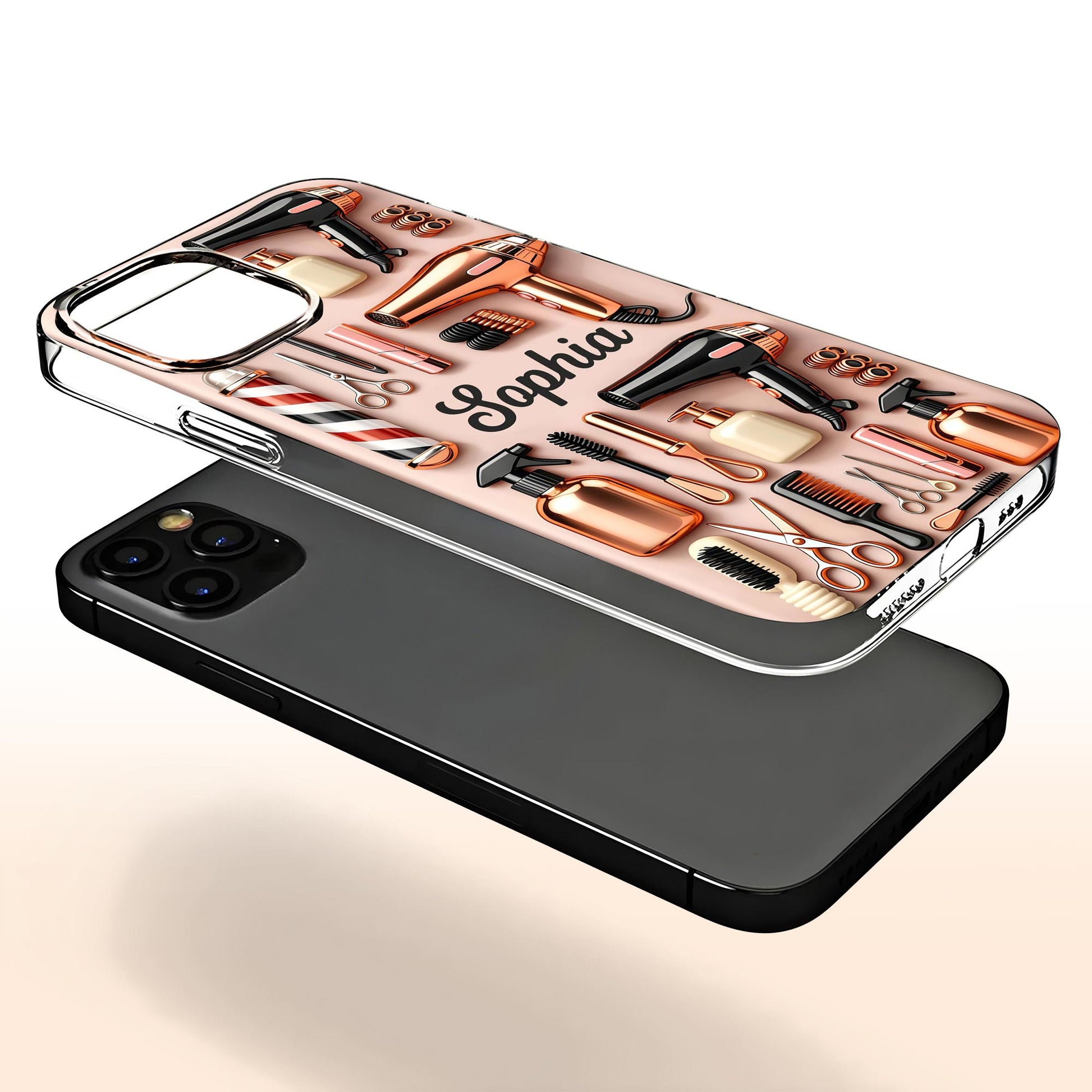 Beauty and Hair Styling Essential Tools Phone Case