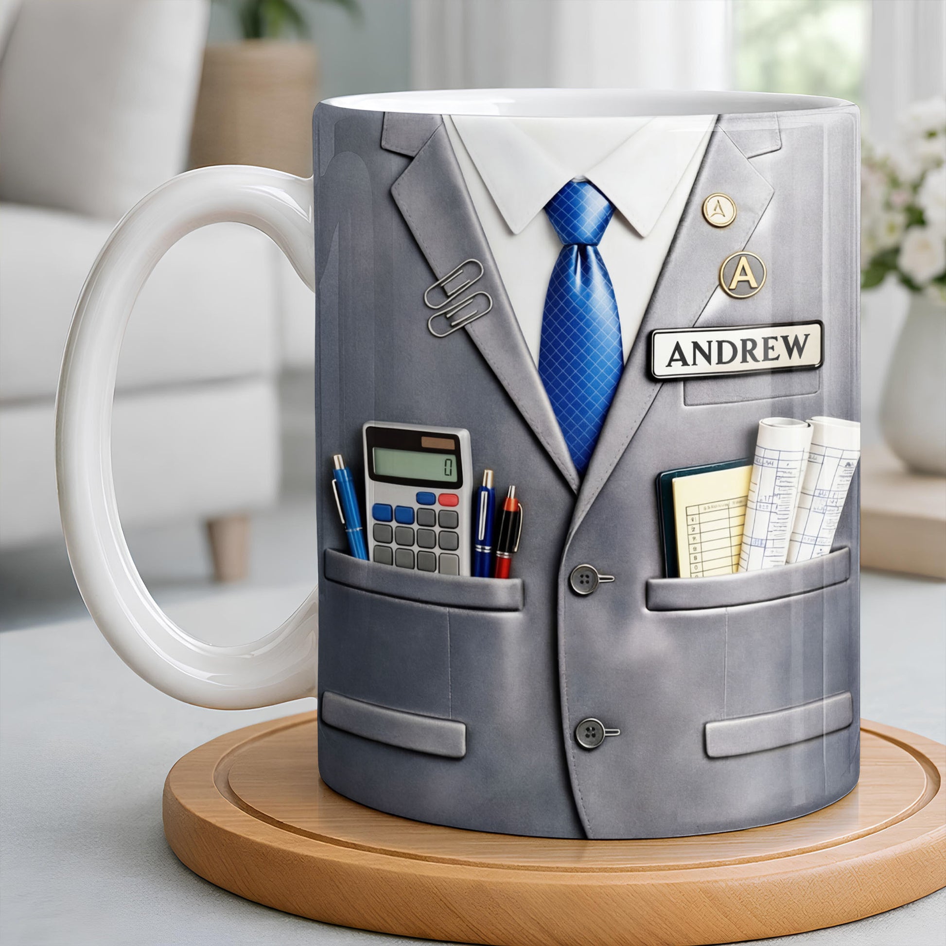 Perfect Gift For The Professional With Business Suit Design