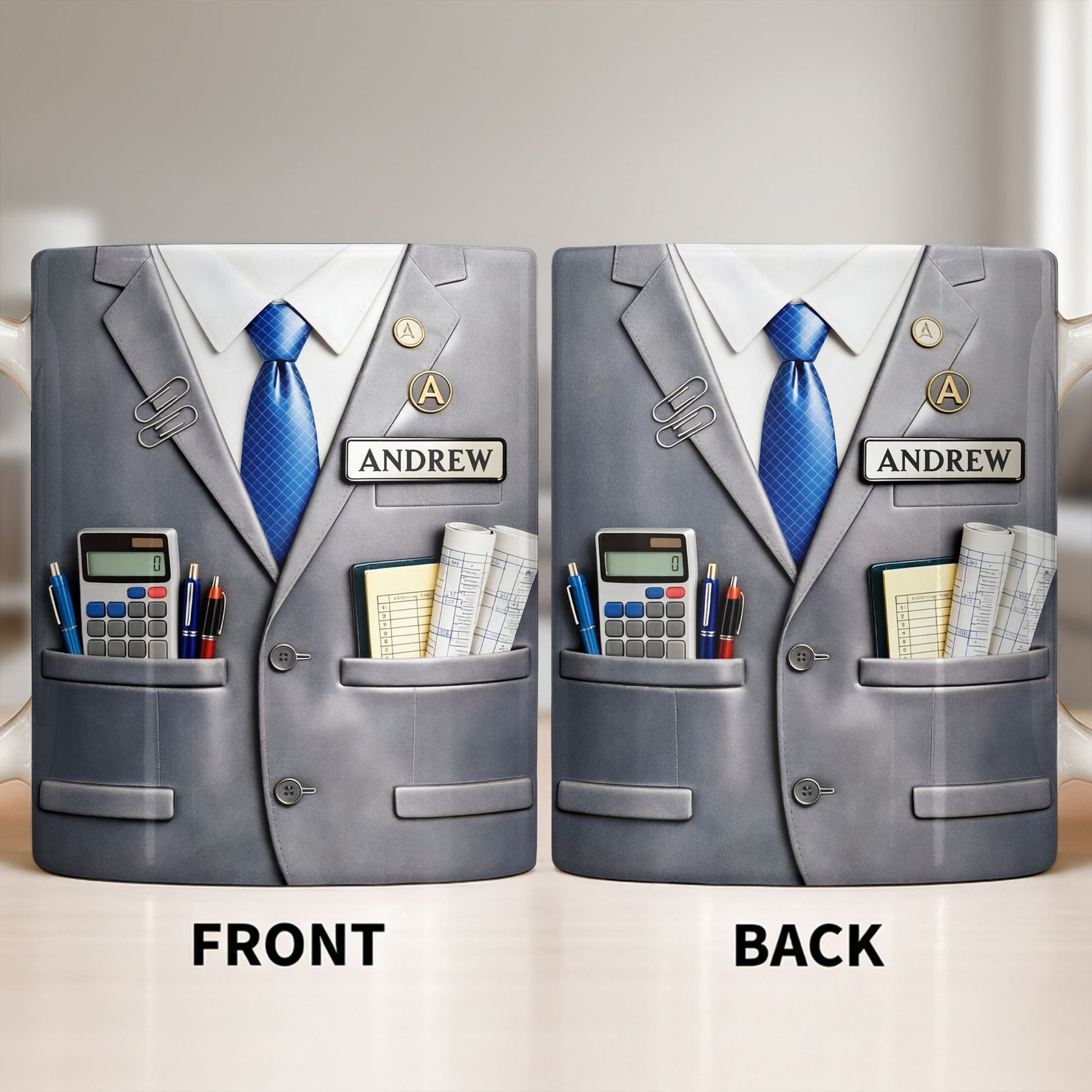 Perfect Gift For The Professional With Business Suit Design