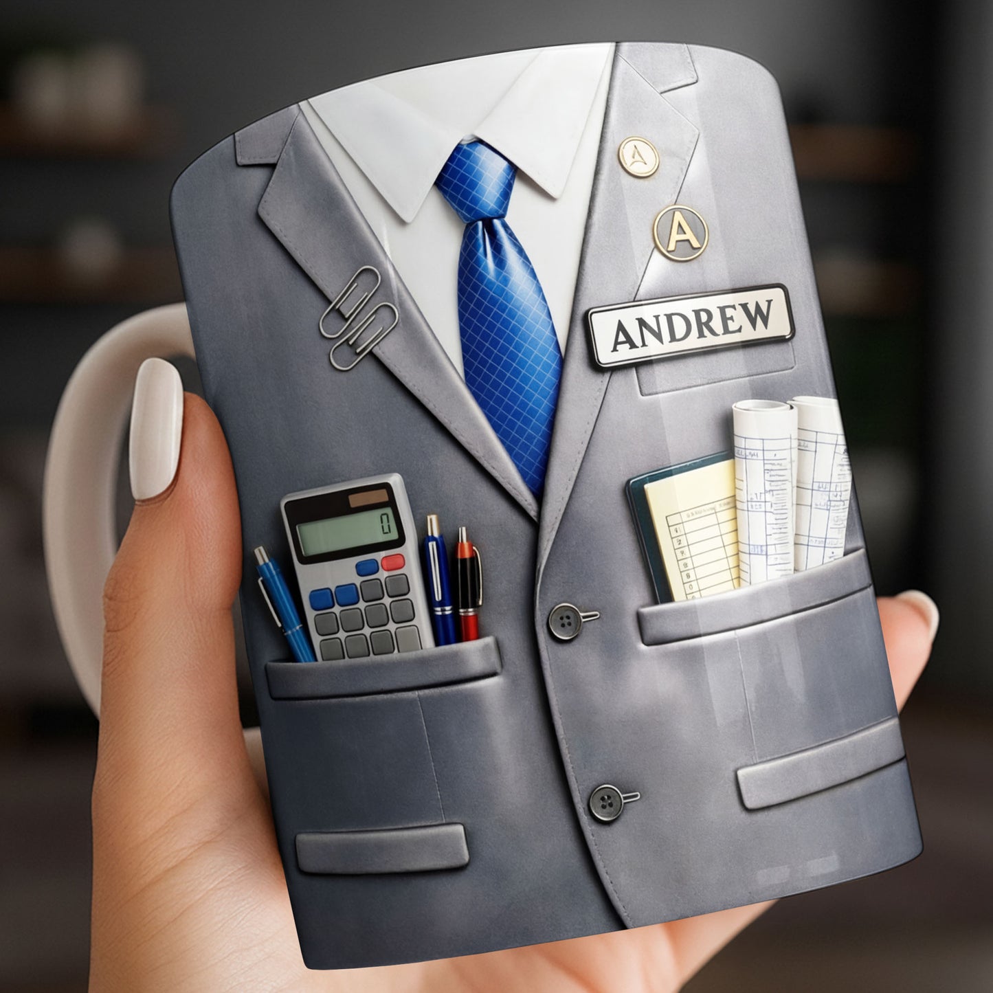 Perfect Gift For The Professional With Business Suit Design