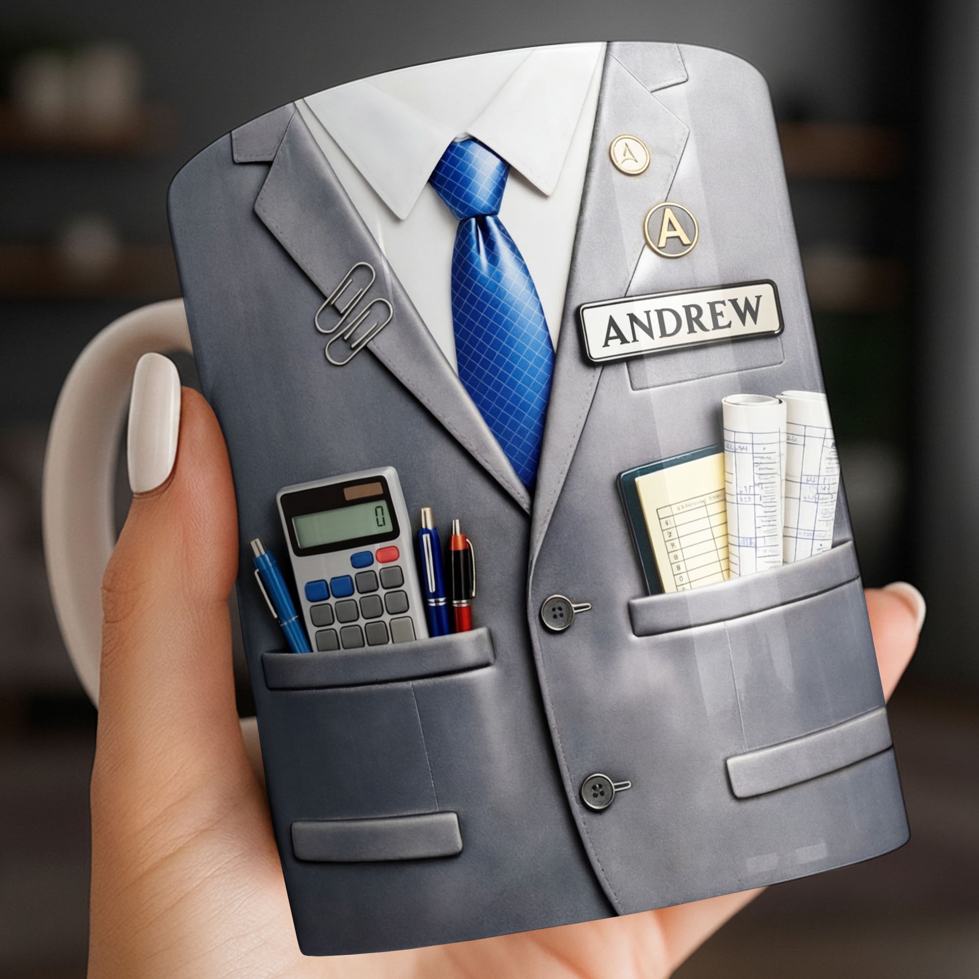 Perfect Gift For The Professional With Business Suit Design