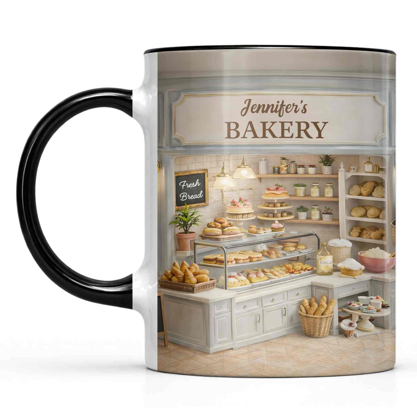 My Bakery, Fresh Bread, Bakery Mug