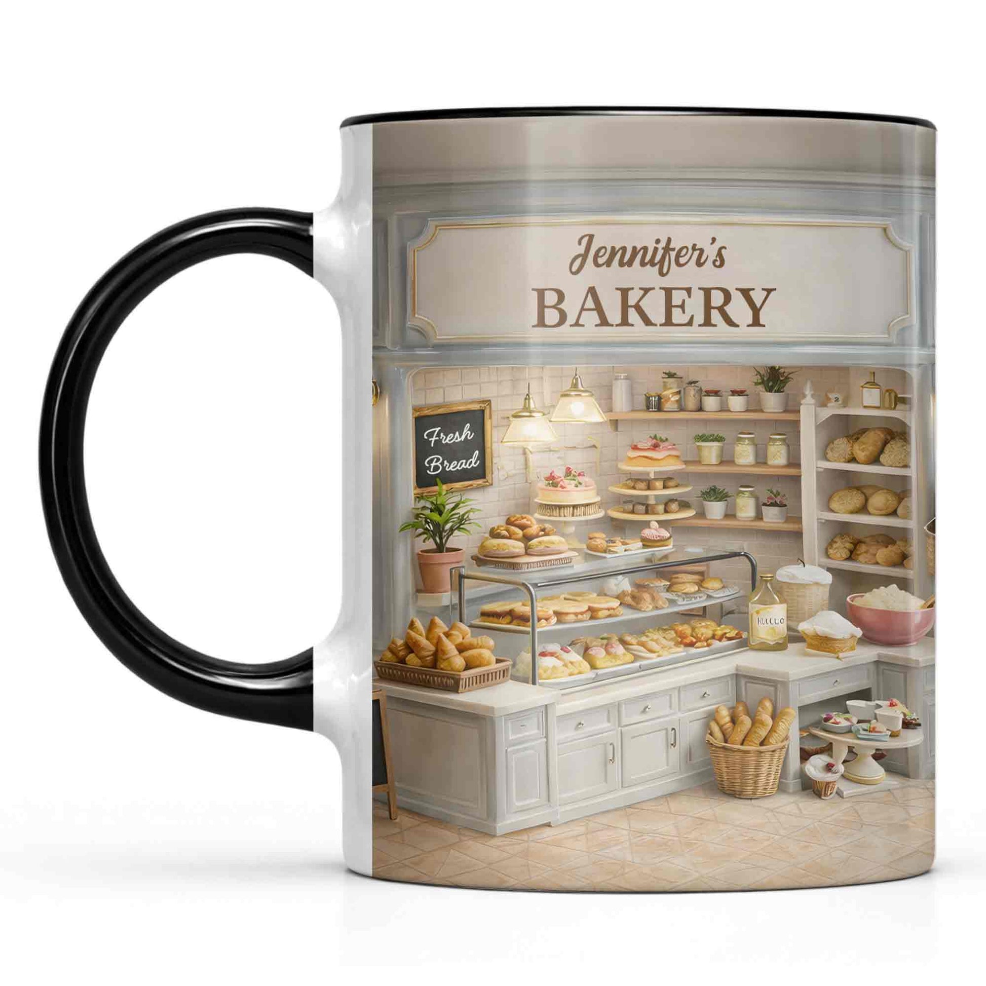 My Bakery, Fresh Bread, Bakery Mug