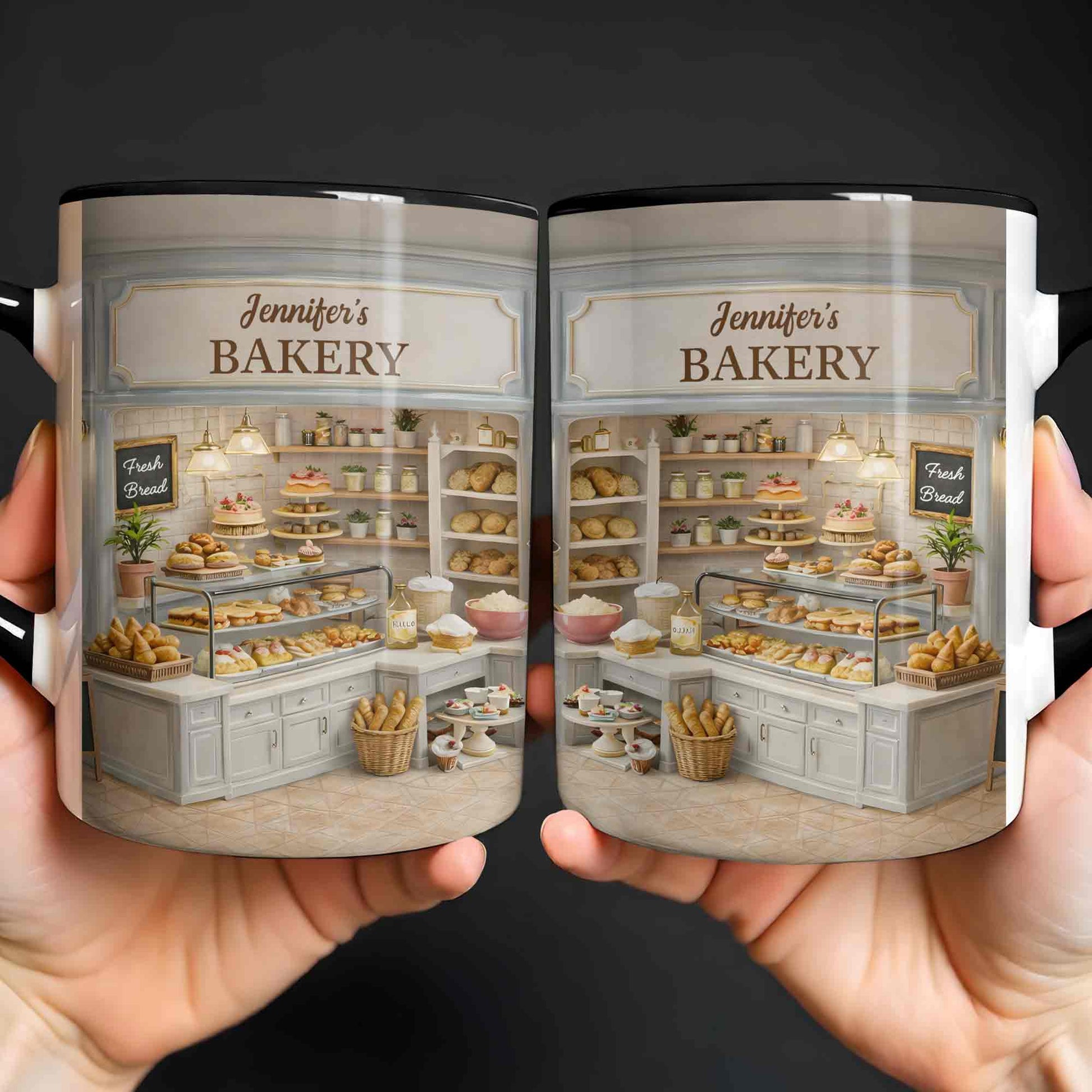 My Bakery, Fresh Bread, Bakery Mug