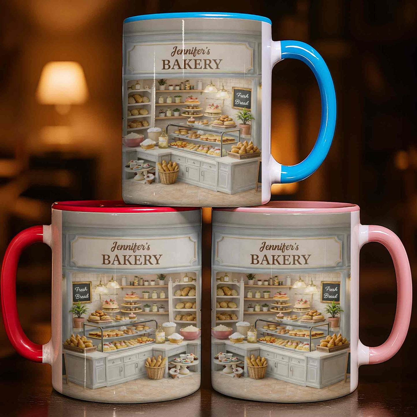 My Bakery, Fresh Bread, Bakery Mug