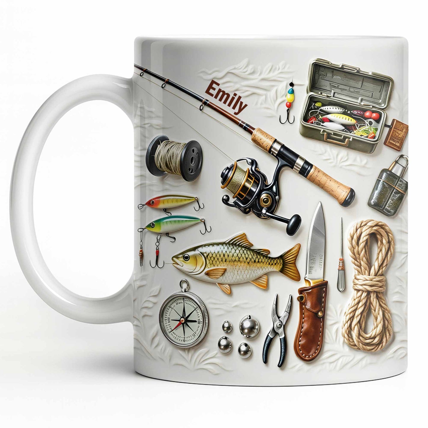 Personalize Your Fishing Passion With Tackle Box And Fish Design