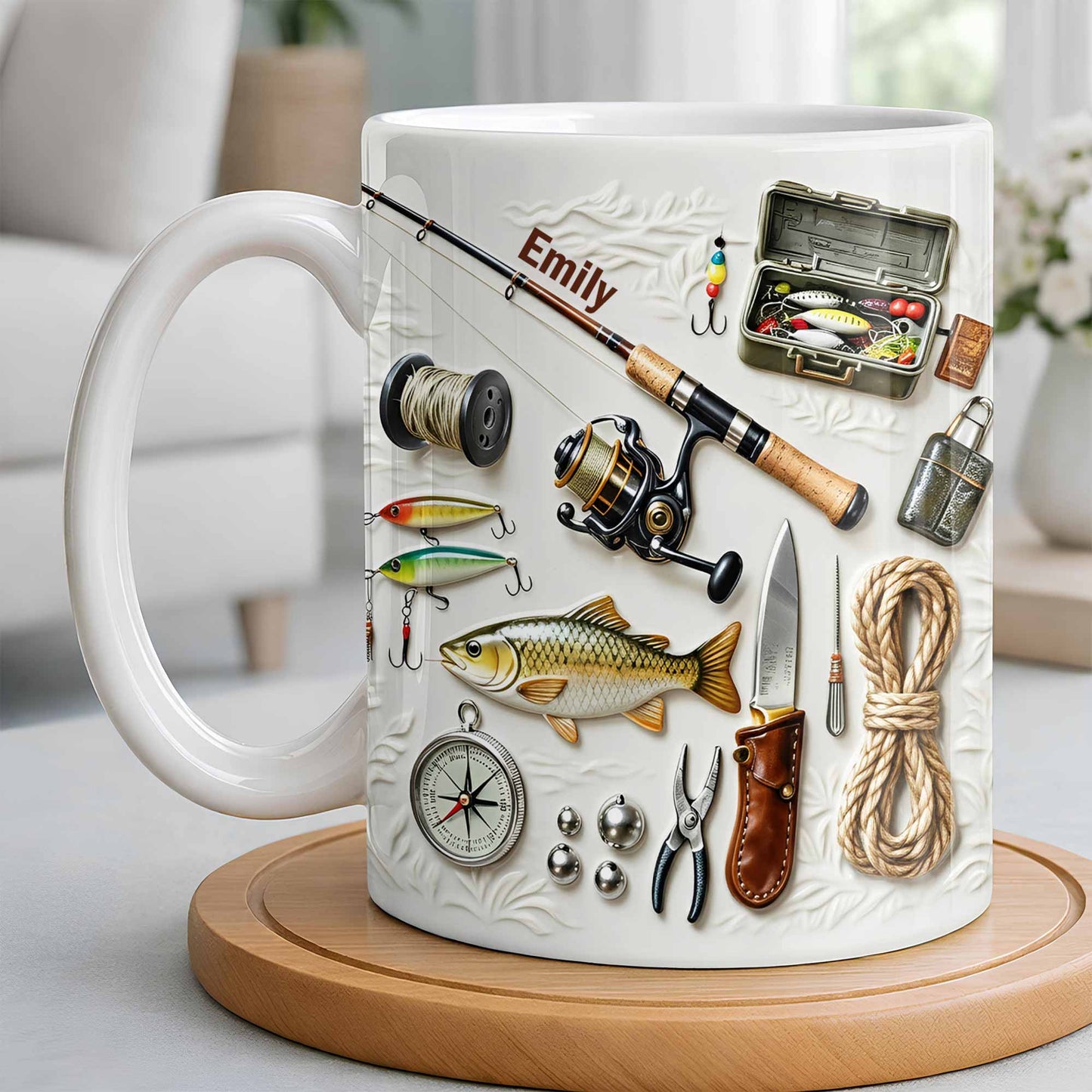 Personalize Your Fishing Passion With Tackle Box And Fish Design