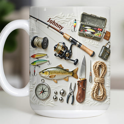 Personalize Your Fishing Passion With Tackle Box And Fish Design