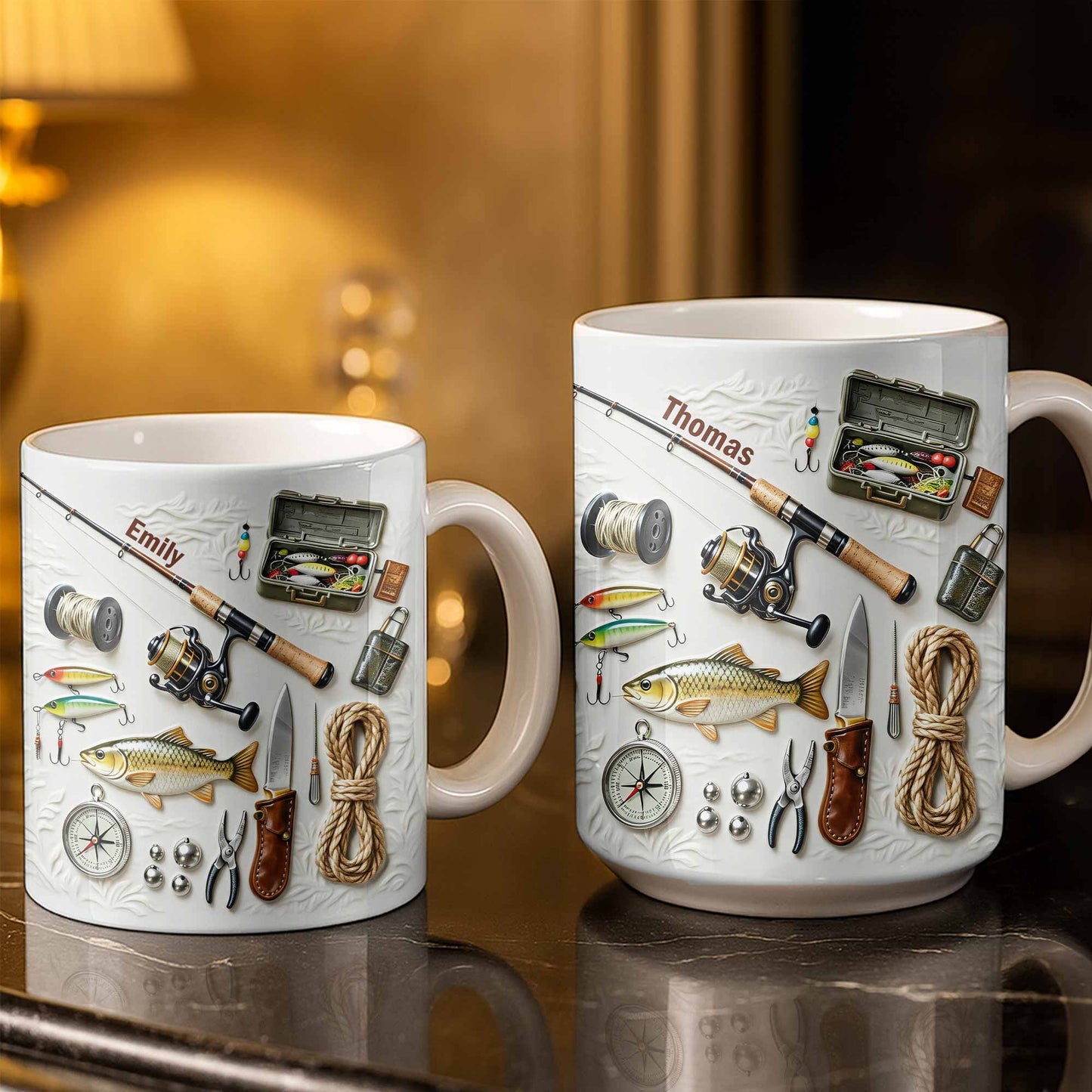 Personalize Your Fishing Passion With Tackle Box And Fish Design